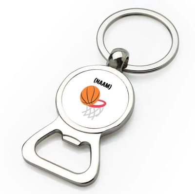 Akyol - basketbal met eigen naam flesopener - Basketbal - basketballer - sport - 9 bij 3 cm