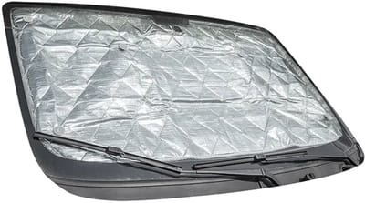 ProPlus Set van 3 Raamisolatie Volkswagen T5/T6 – Voor voorruit en zijruiten – 7-laags met zuignappen – Zilver
