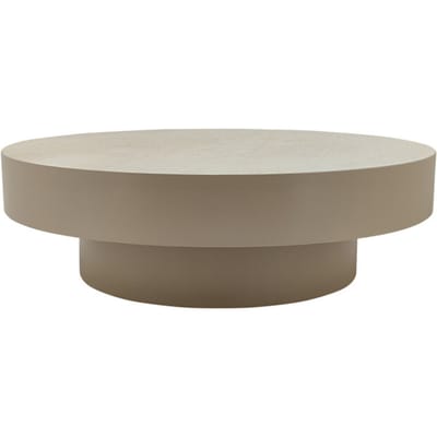 PTMD - Salontafel Corfu - Beige - 90x90x27cm