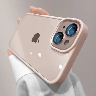 Luxe Metalen Camera Beschermhoes voor iPhone 15 14 Plus 13 12 11 Pro Max Transparant Schokbestendig Armor Zachte Bumper Harde Cover For iPhone 14 Pro gray
