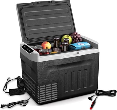 Klarstein PolarForce Compressor Koelbox - 30 Liter - Bereik: -20°C tot 20°C - Zwart