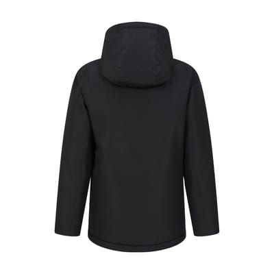 Mountain Warehouse Kinder/Kinder Noah Borg Gevoerd Waterdicht Jasje (Zwart)