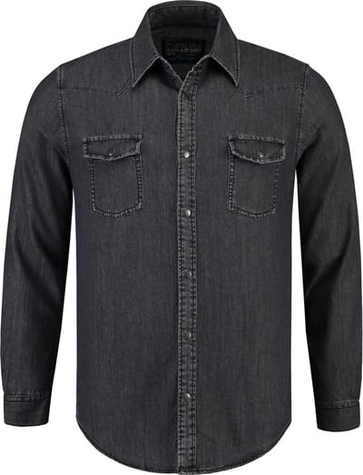 L&S Denim Shirt LS for him