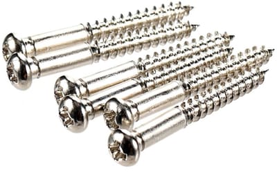 Tremolo Bridge Schroeven voor PRS Stijl Elektrische Gitaren - RVS 33 x 3.5 mm (Set van 6) voor Verbeterde Stabiliteit en Geluid