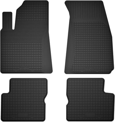 Wielganizator BasicProtect Serie - Rubber Auto Vloermatten - Fiat 500X (2014-2018) - Set van 4 - Weerbestendig