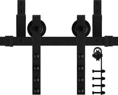 Dubbel ophangsysteem - Zwart - Staal verzinkt - GPF - GPF0551.61 dubbel Raskas zwart 150 cm