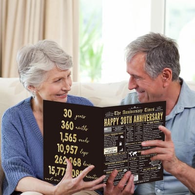 Unieke kaart voor een 30e verjaardag