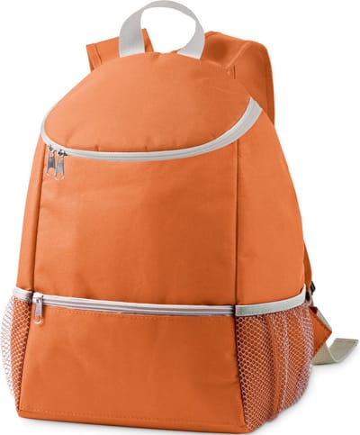 Koeltas - rugtas/rugzak - 28x14x34 cm - 10 liter - Oranje - Koeltassen - Koelrugzak