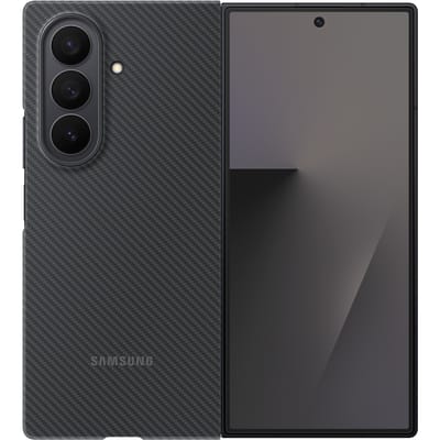 Samsung Galaxy Z Fold 7 Hoesje - Carbon Shield Case - Zwart