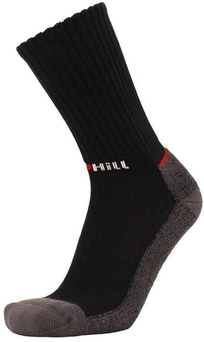 2-Pack UphillSport Comfortabele Hiking Sokken met Bamboe 8387.199U - Zwart - Unisex - Maat 35-38