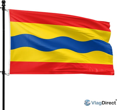 VlagDirect - Overijsselse vlag - Overijssel vlag - 90 x 150 cm