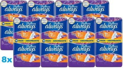 Always Platinum - Maandverband - Maat 1 - Normal - Instant Absorb - 8 x 16st