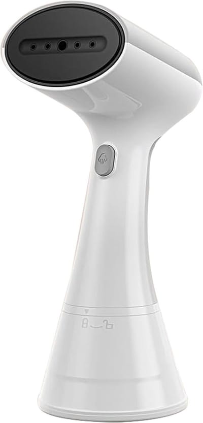 Kledingstomer Handheld - Stoomborstel Strijkijzer - Kreukels Verwijderen - 30 g/min Stoomkracht - 220 ml Reservoir - Wit