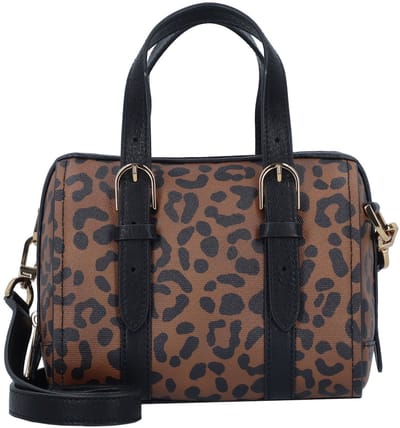 FOSSIL Handtas Schoudertas Carlie Handbag Leopard Lichtbruin