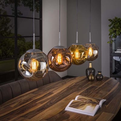 Dimehouse Hanglamp Ada 4-lichts 4-lichts - Zilver - Design