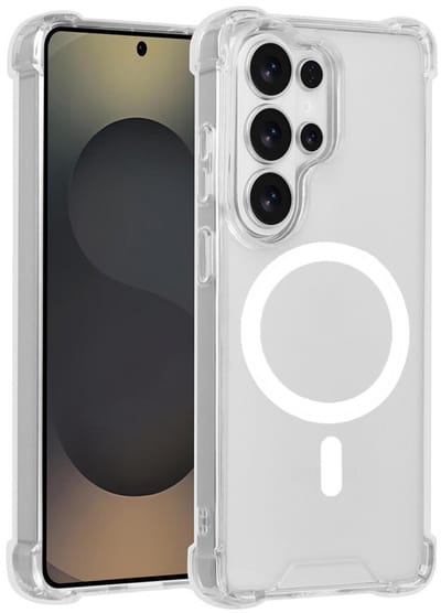 CaseBoutique TPU Case hoesje geschikt voor Samsung Galaxy S26 Ultra - Effen Transparant - TPU (Zacht) - Anti-Shock Hoekpunten - Volledig Doorzichtig - Compatible met MagSafe en Qi2