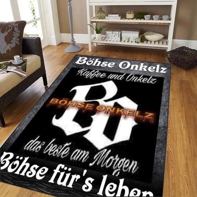 Duitsland Bohse Onkelz Tapijt voor Woonkamer Slaapkamer Huisdecoratie Cool Antislip Wasbare Vloermat Keuken Koffietafelmat 40x60cm