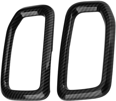Dailygoods - Dailygoody - Luchtventilatie Overlay - Carbon Fiber - Verbeterde Ventilatie - Voor Ford Ranger - 2023-2024 - Perfecte Pasvorm - Stijl en Functionaliteit