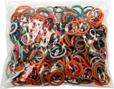 Premiere Manenelastiekjes +/- 500 Stuks Multi-Color - One size