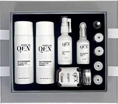 Haarverzorging Set Tegen Haaruitval Set -3 Maanden Haar Versterken Master Set Met Mesotherapie Serum-Must De Qen/Anti Haaruitval Set,Haargroei Producten Set,Natuurlijke Haarproducten,Complete Haarverzorgings Kit