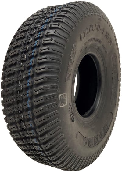 4.10/3.50-4 Grasmaaierband voor diverse grasmatten, 4-laags, tubeless, Wanda P332, draagvermogen 160 kg