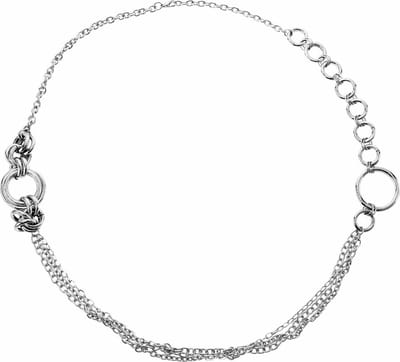 Behave - Zilverkleurige schakelketting - Tijdloos accessoire voor elke dag