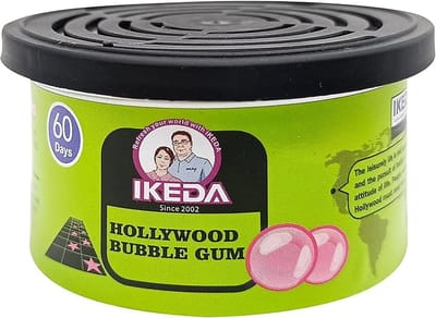 Luchtverfrisser - Hollywood Bubble Gum - Bubble Gum - Auto - Kast - Huis - Truck - Vrachtwagen - Geur - Parfum - Lucht Verfrisser - 60 dagen - Organisch - Blik - Langdurig - Sterke Geur