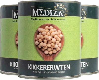 3x Mediza Kikkererwten 800 gr