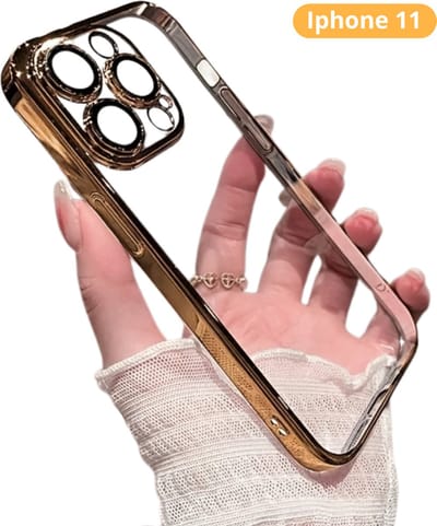 Livano Telefoon Hoesje - Telefoonhoesjes - Phone Case - Shockproof - Premium Protection - Geschikt Voor iPhone 11 - Goud