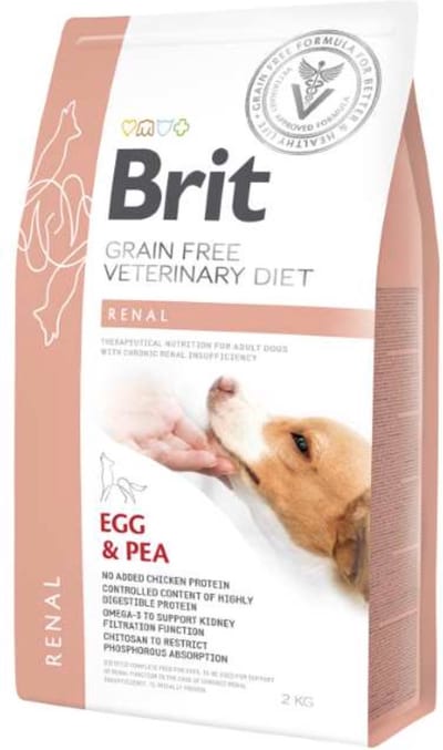 Brit Veterinary Diet Dog - Grain free - Renal - 2 kg