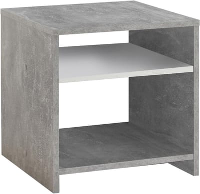 Bijzettafel Hout - Hoektafel Nachtkastje - Woonkamer Inrichten - Ruimtebesparend Ontwerp - 40 x 40 x 40 cm - Houtkleur