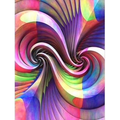 Diamant broderie coloré Aurora 5D bricolage diamant peinture diamant mosaïque photo 20X30CM black