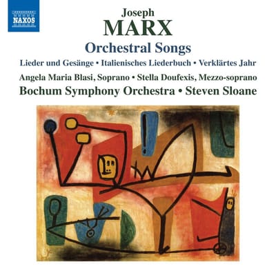 Angela Maria Blasi, Stella Doufexis, Bochum Symphony Orchestra, Steven Sloane - Marx: Orchestral Songs (CD)