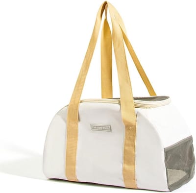 Huisdieren Rugzak - Draagbare Reistas - Veilig Reizen - Super Geventileerd Ontwerp - 42x23x28 cm - Beige