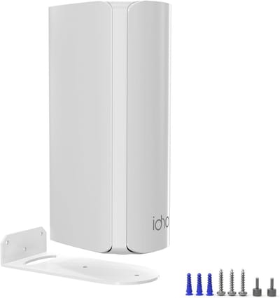 Router Muurbeugel - Wandhouder Netwerk - WiFi Verbeteren - Duurzaam Metaal - 1 stuk - Wit