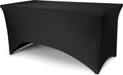 Tafelhoes Stretch Zwart, 183 x 76 x 74cm