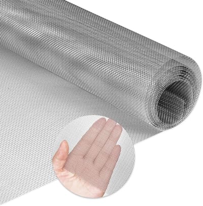 Draadgaas van RVS, 40 x 300 cm, 1 mm Fijn Gaas voor Ventilatie, Muizennet en Vliegenraam