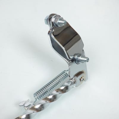 Béquille latérale torsadée chromée pour mobylette Peugeot 103 180mm bras rond