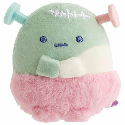 SanX Sumikko Gurashi Leuke Geest Serie Pluche Speelgoed Sleutelhanger Ebi Fry Dango Geest Shirokuma Kushikatsu Knuffeldieren Cartoon speelgoed gray