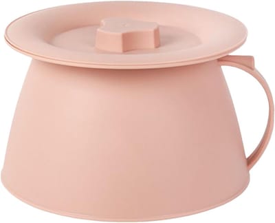 Kamerpot - Urinoir emmer - Persoonlijke verzorging - Met handvat - 1.5 Liter - Wit