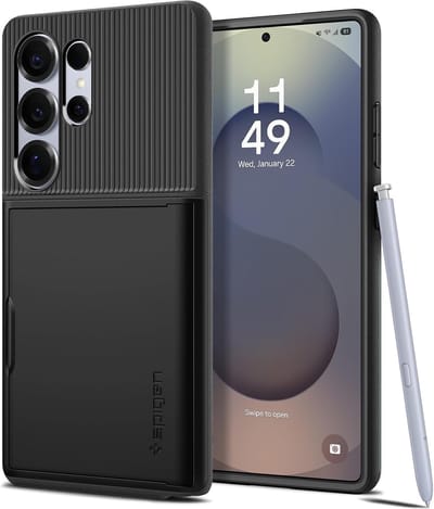 Spigen Geschikt voor Samsung Galaxy S25 Ultra - Slim Armor CS Case - Back Cover hoesje - Zwart