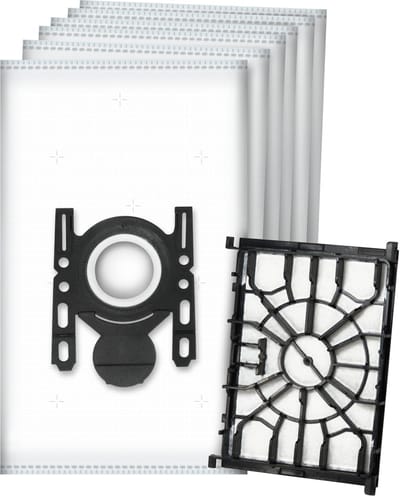 10x Dparts G-ALL stofzuigerzakken en 1 motorfilter geschikt voor Siemens Synchropower - stofzuigzakken en filter - stofzuigerfilter - nr. 00579421 - VZ41FGALL - BBZ41FGALL