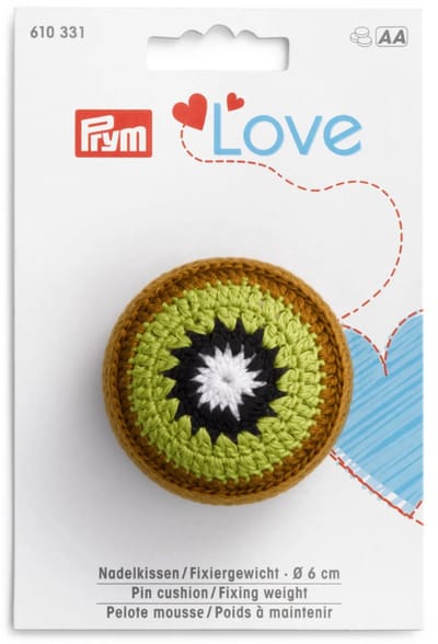 PRYM PRYM Love Speldenkussen/Fixeergewicht kiwi 610331 - Naaiaccessoires - Prym