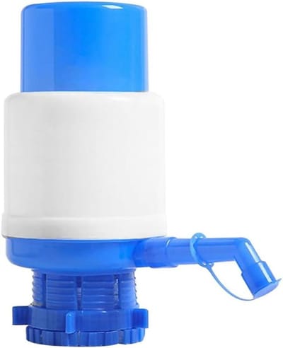 Waterpomp - Handpomp - Waterdispenser - Veilig PP materiaal - 20 cm hoog - Blauw Wit