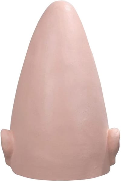 Egg-shaped Haarloze Neppenkop met Dikke Huid voor Halloween Kostuum en Cosplay Feestjes