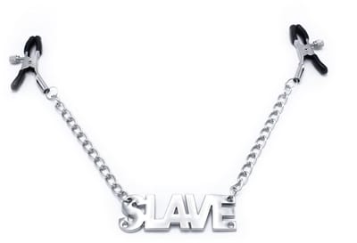 Kiotos - Tepelklemmen Met Ketting En tekst SLAVE