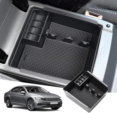 Center Console Opbergdoos voor VW Passat B8 en Arteon (2016-2023) - Armsteun Organizer en Handschoenenvak Accessoire