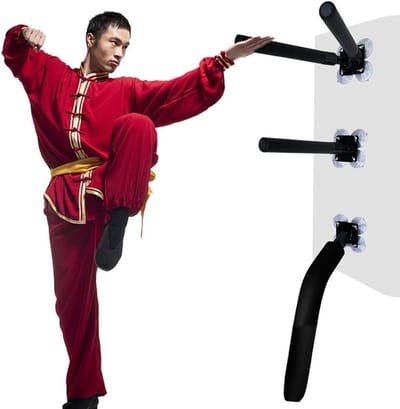 Vechtsport Dummy - Training Pop - Martial Arts Training - Verstelbare Veerarmen - 35 cm Lengte - Zwart