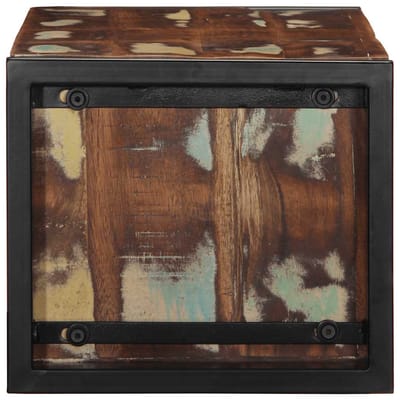 vidaXL - Tv-meubel - 80x30x25 - cm - massief - gerecycled - hout - meerkleurig