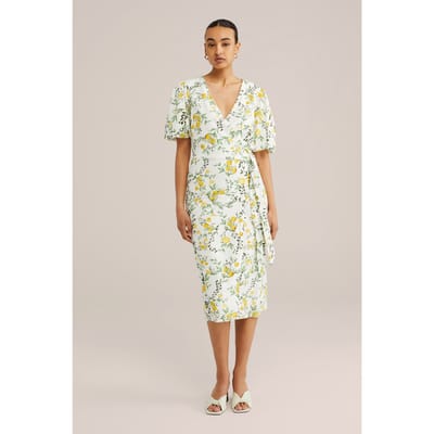 WE Fashion Dress Mid Length White Taglia: XS | Abiti Midi Outlet | Donna | Bianco